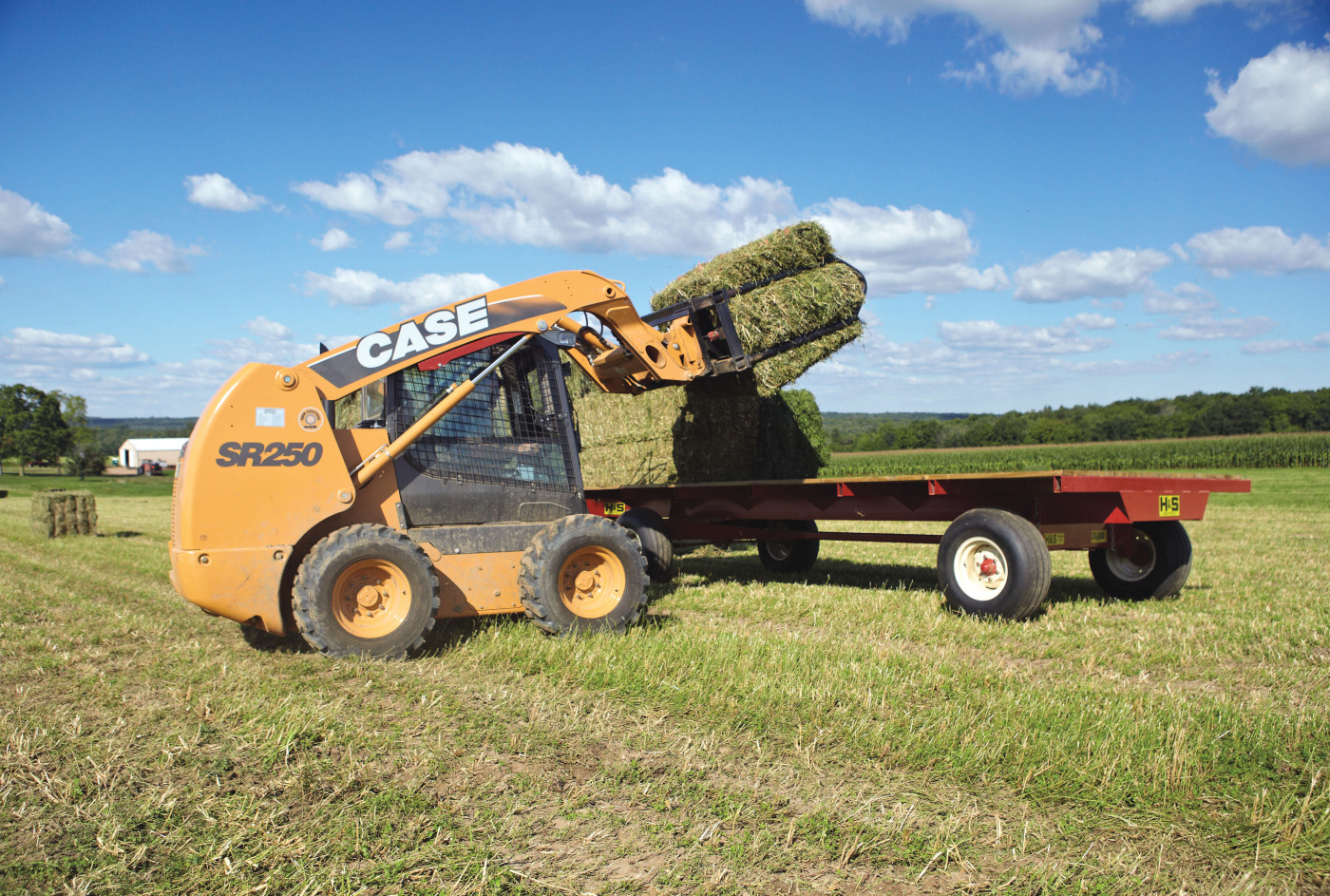 Agriculture equipment in field