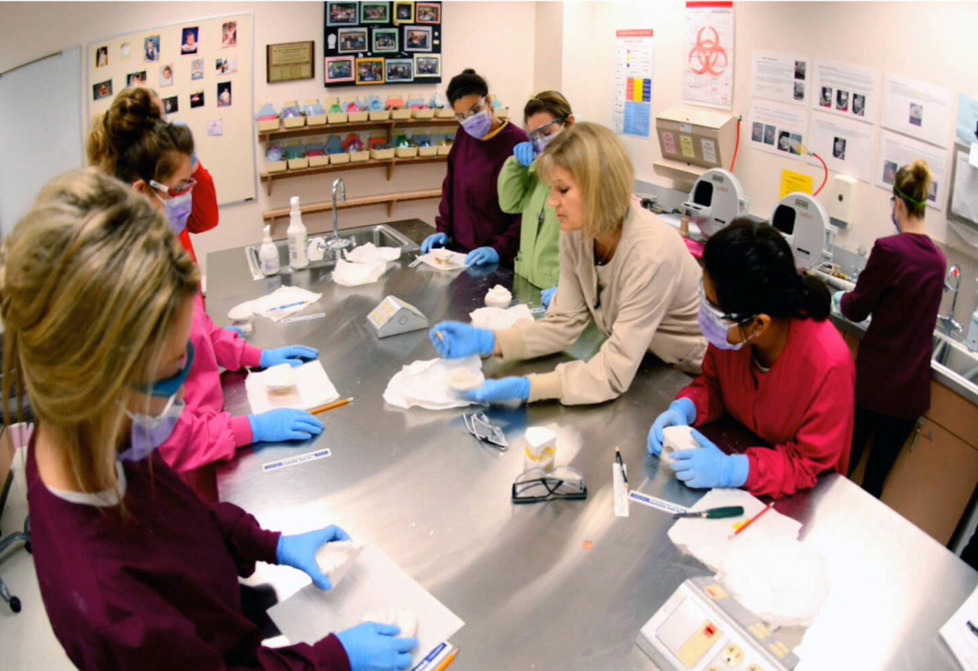 Dental Technicians in training