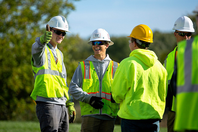 Gas & Utility workers at job site