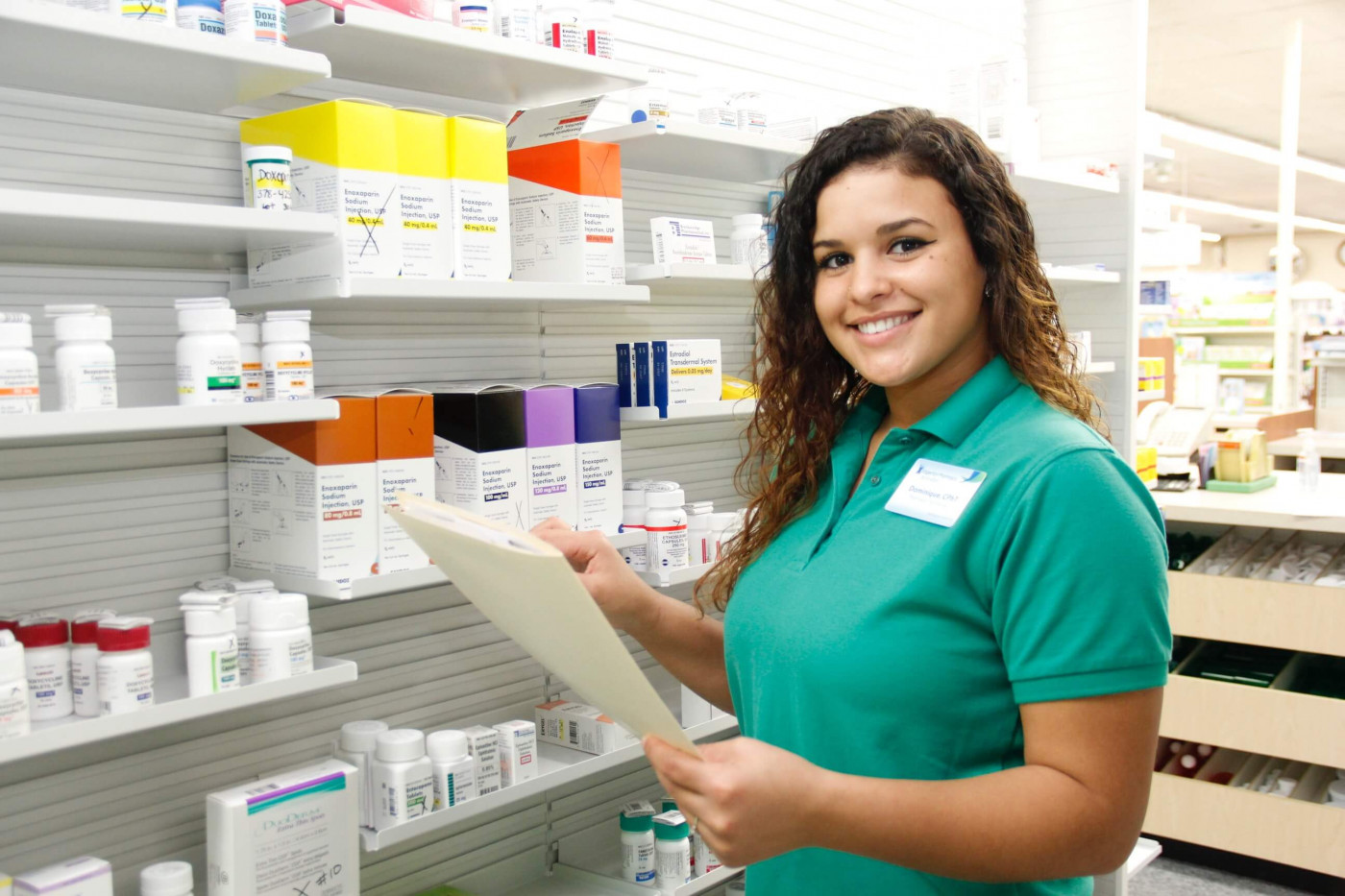 Pharmacy Technician at work