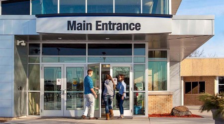 Northcentral campus main entrance