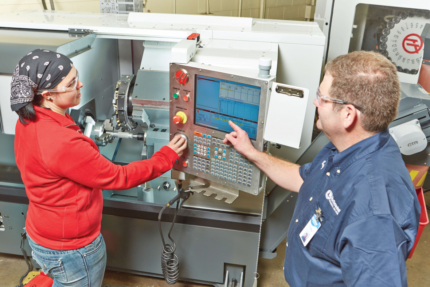 CNC machine instruction